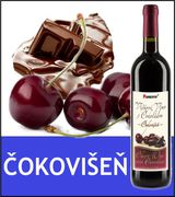 Čokovišeń - Višňové víno s čokoládou skleněná láhev 0,75 l