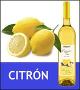 Citrónové víno skleněná lahev 0,75 l