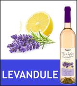 Levandulové víno skleněná lahev 0,75 l