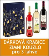 Dárková krabička Zimní kouzlo - 3 lahve